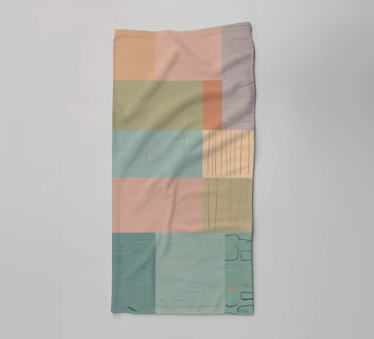 Abstraktes Muster Handtuch von Charnwood Prints