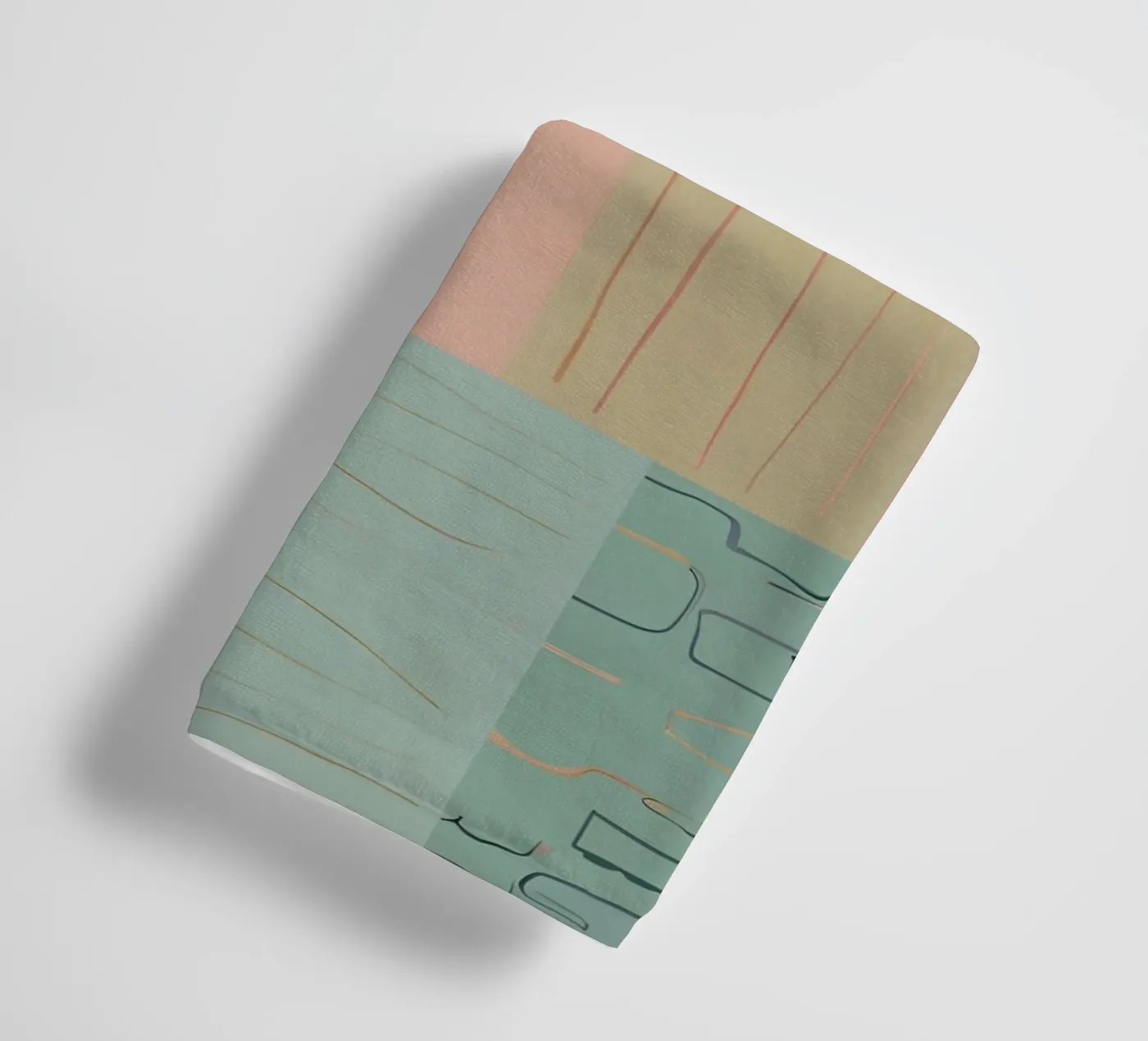 Abstract patroon badhanddoek van Charnwood Prints