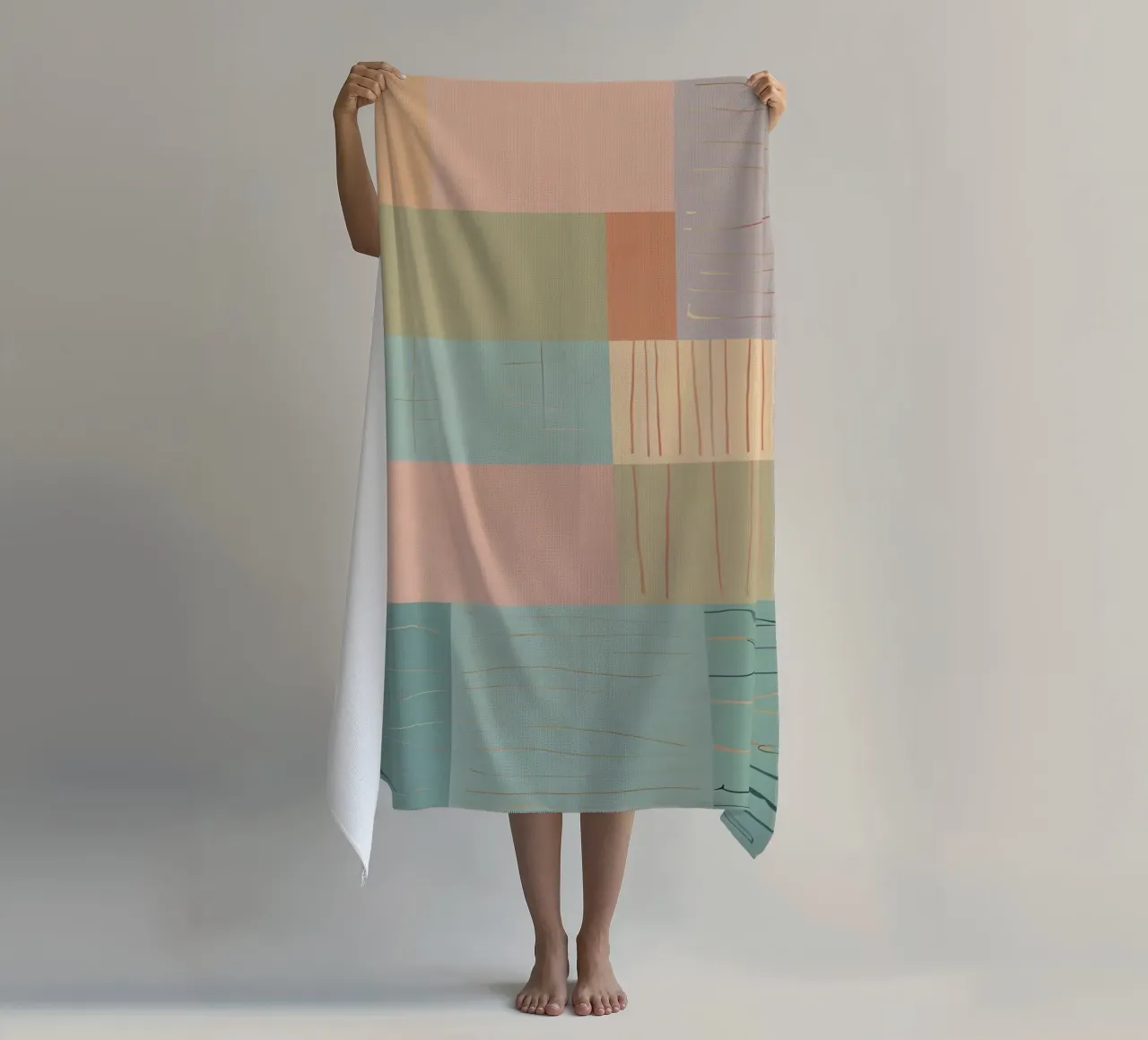 Motif abstrait serviette de plage de Charnwood Prints