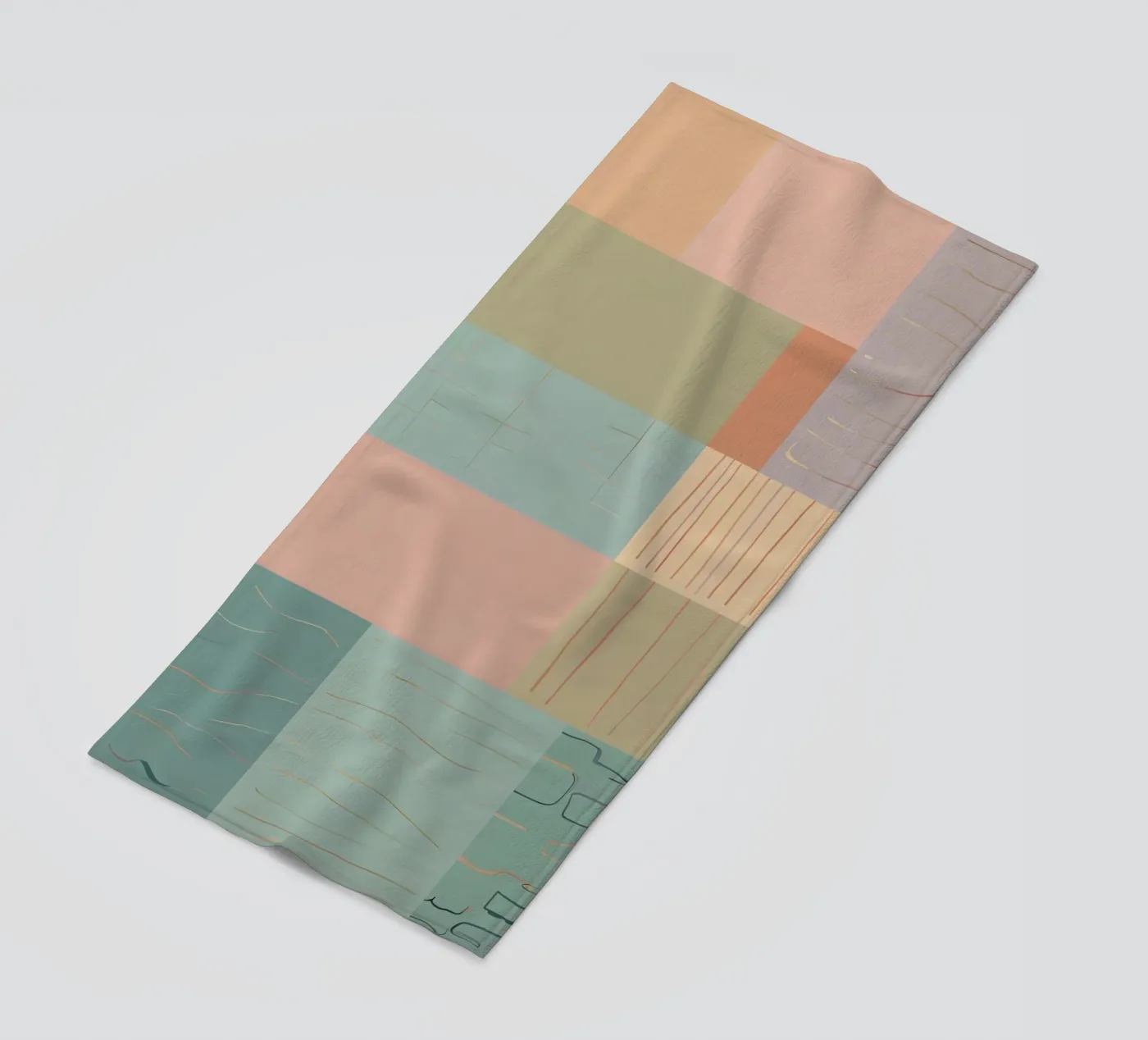 Abstraktes Muster Strandtuch von Charnwood Prints