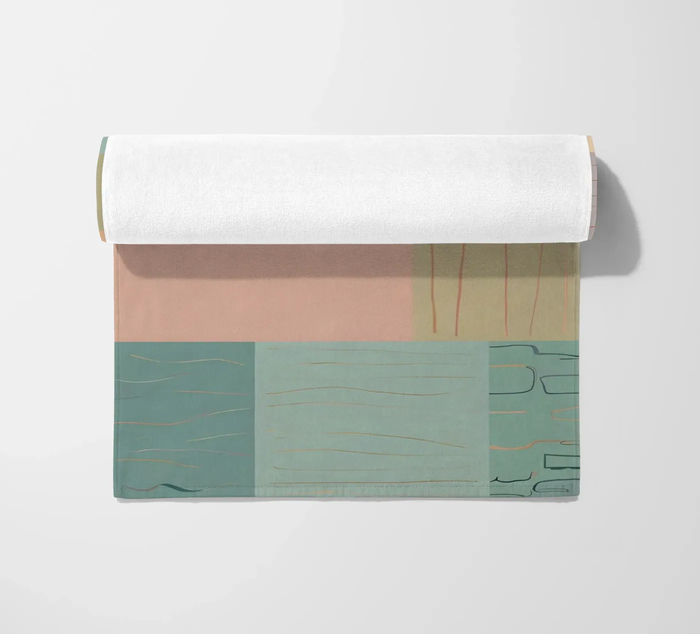 Abstraktes Muster Strandtuch von Charnwood Prints