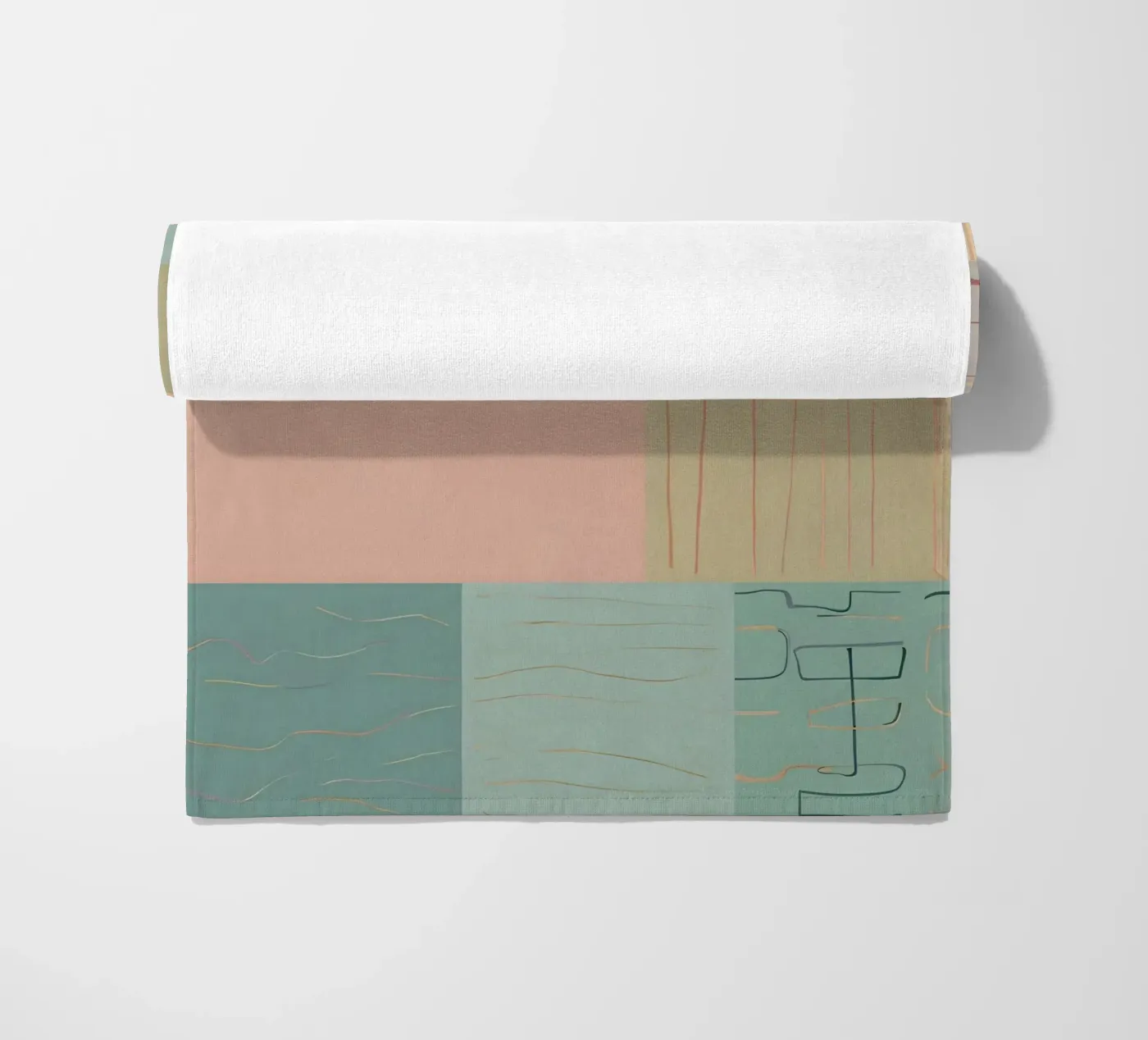 Abstraktes Muster Strandtuch von Charnwood Prints