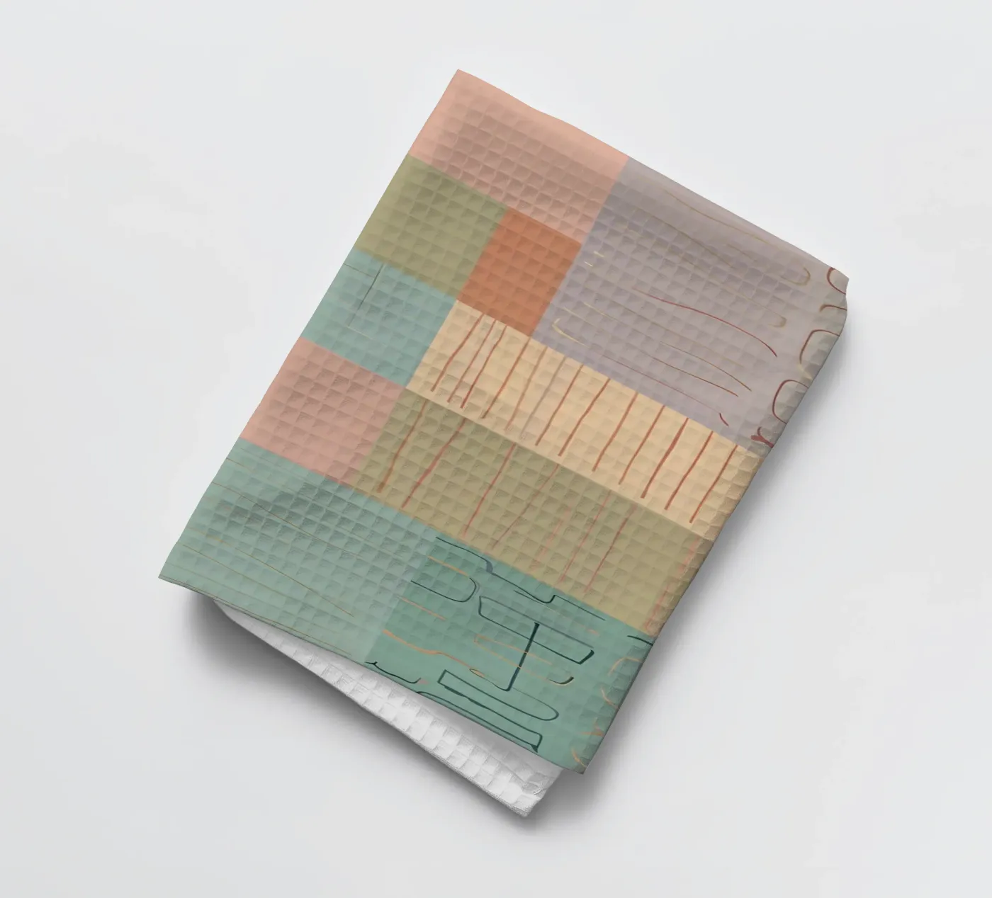 Abstraktes Muster Geschirrtuch von Charnwood Prints
