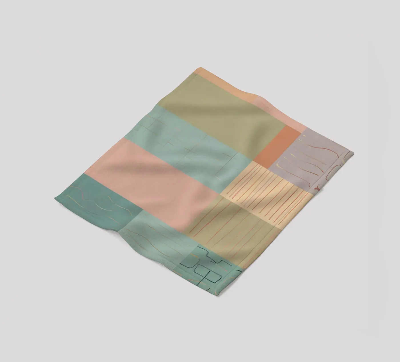Abstract Pattern Fleecedecke von Charnwood Prints