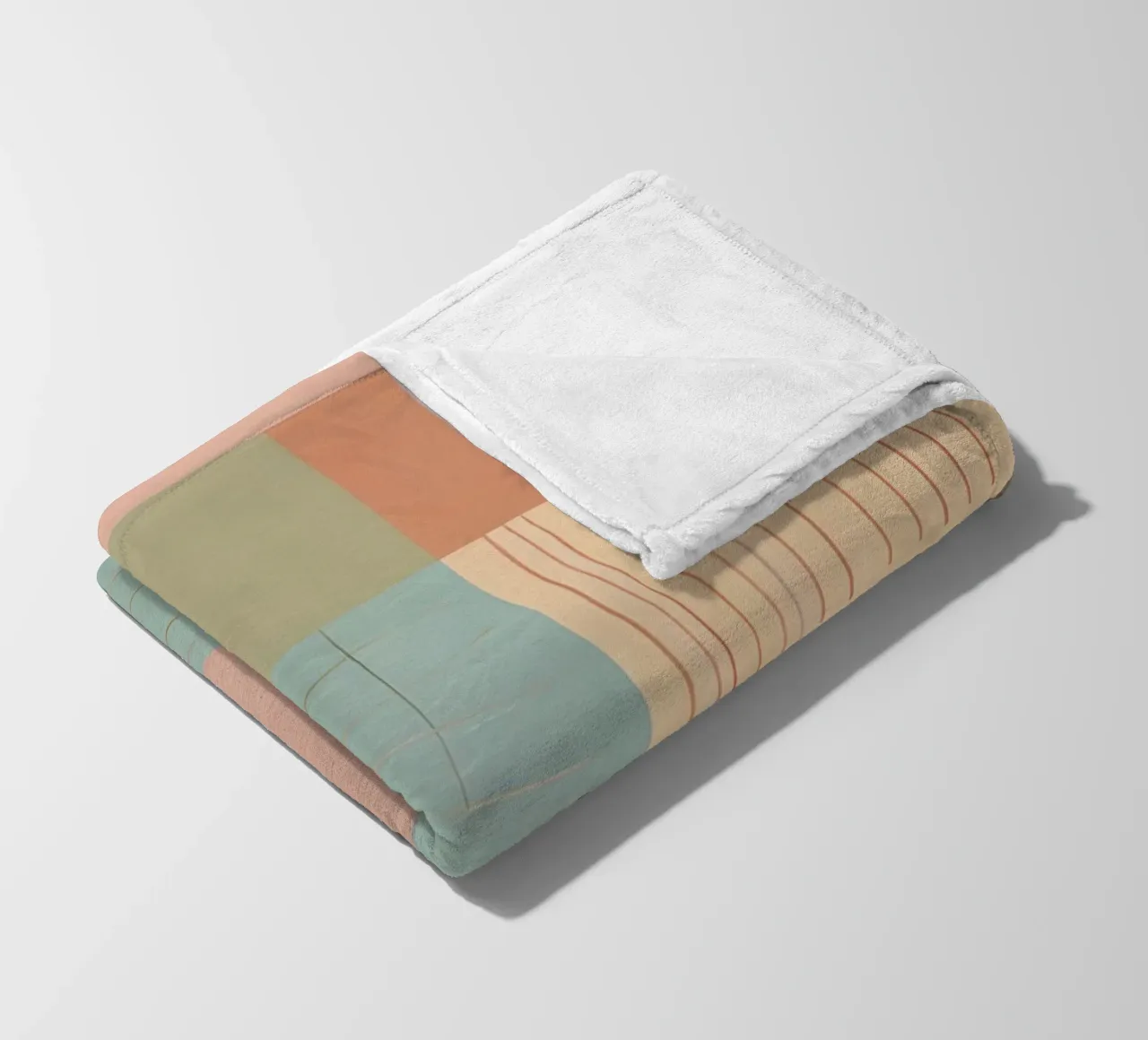 Abstract Pattern fleece blanket by Charnwood Prints