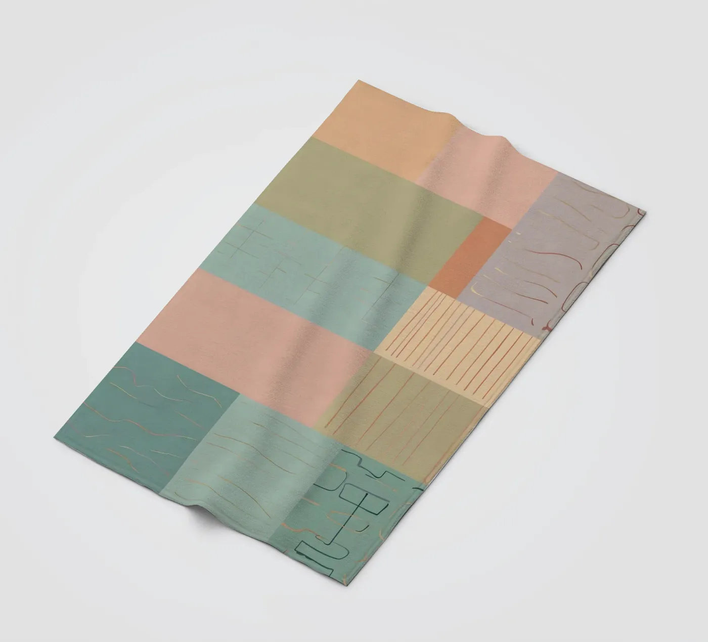 Abstract Pattern fleecedeken van Charnwood Prints