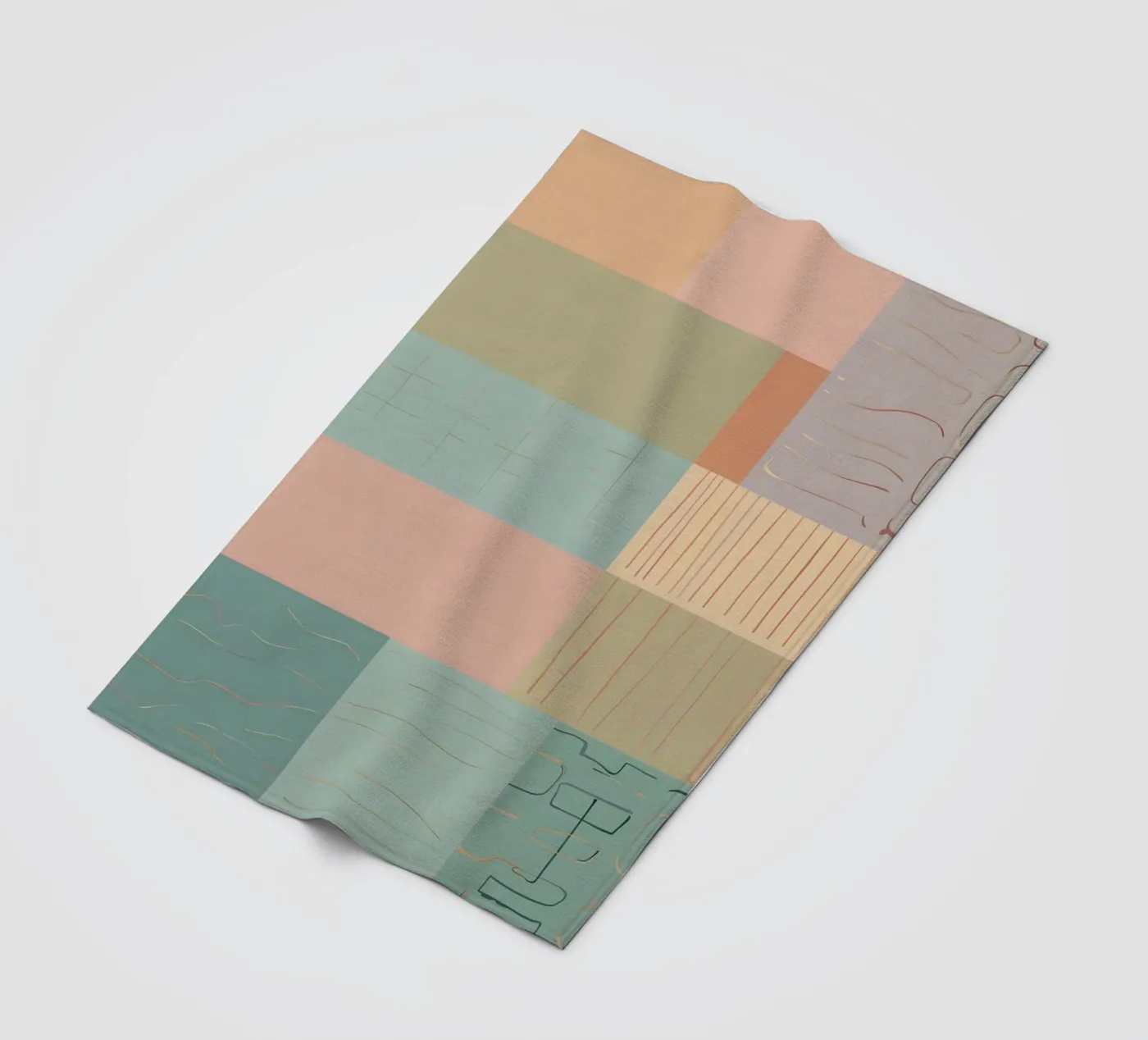 Abstract Pattern Fleecedecke von Charnwood Prints