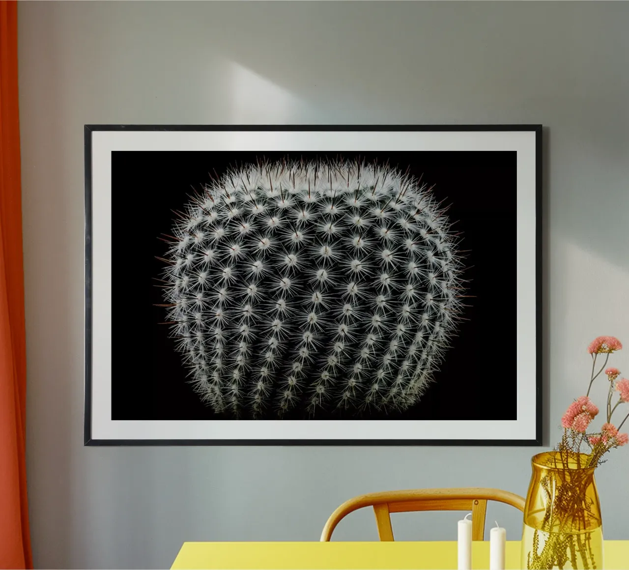 Notocactus Scopa - Victor Mozqueda poster con telaio in plastica da Pictufy