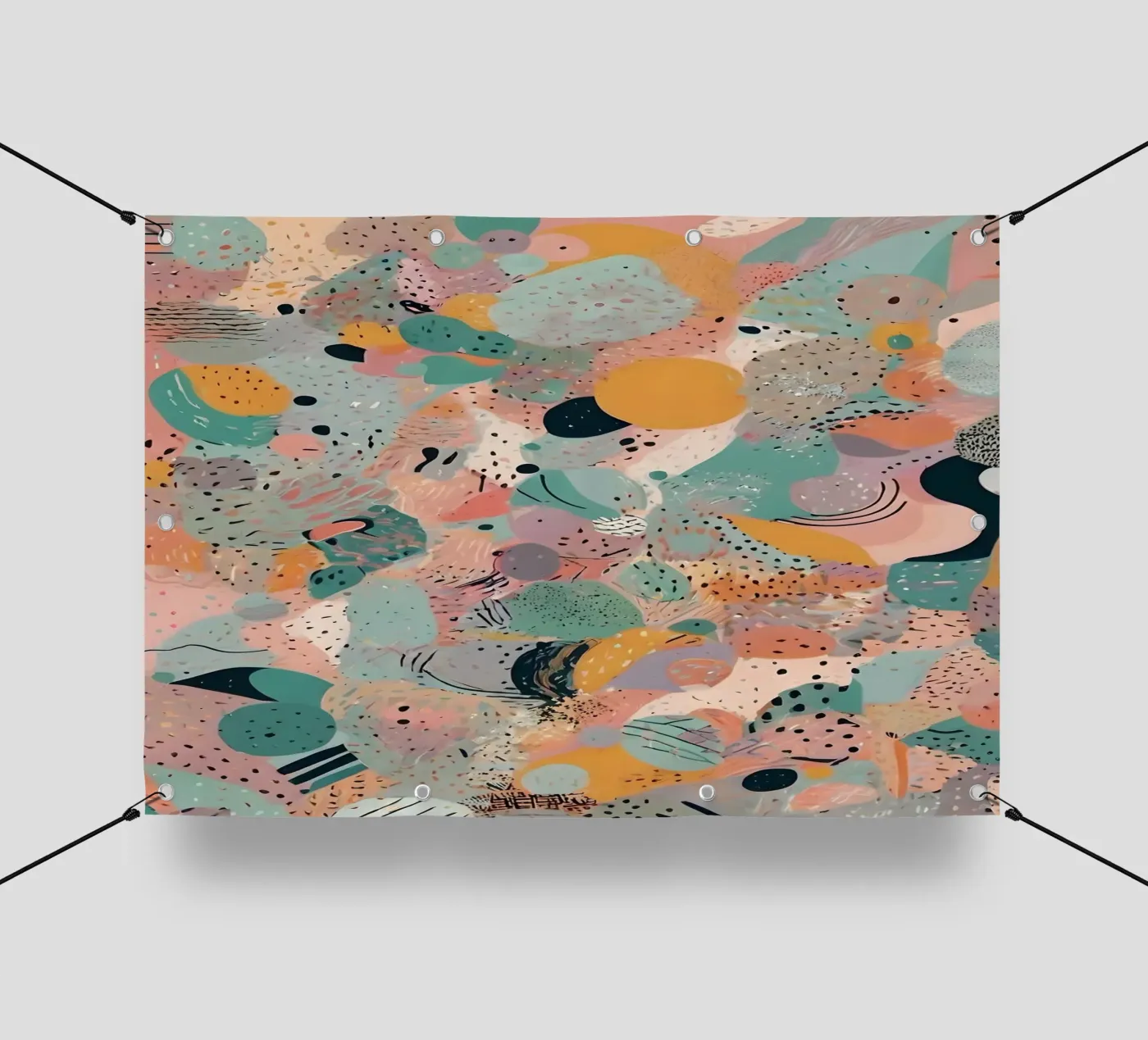 Modello astratto telo in pvc da Charnwood Prints