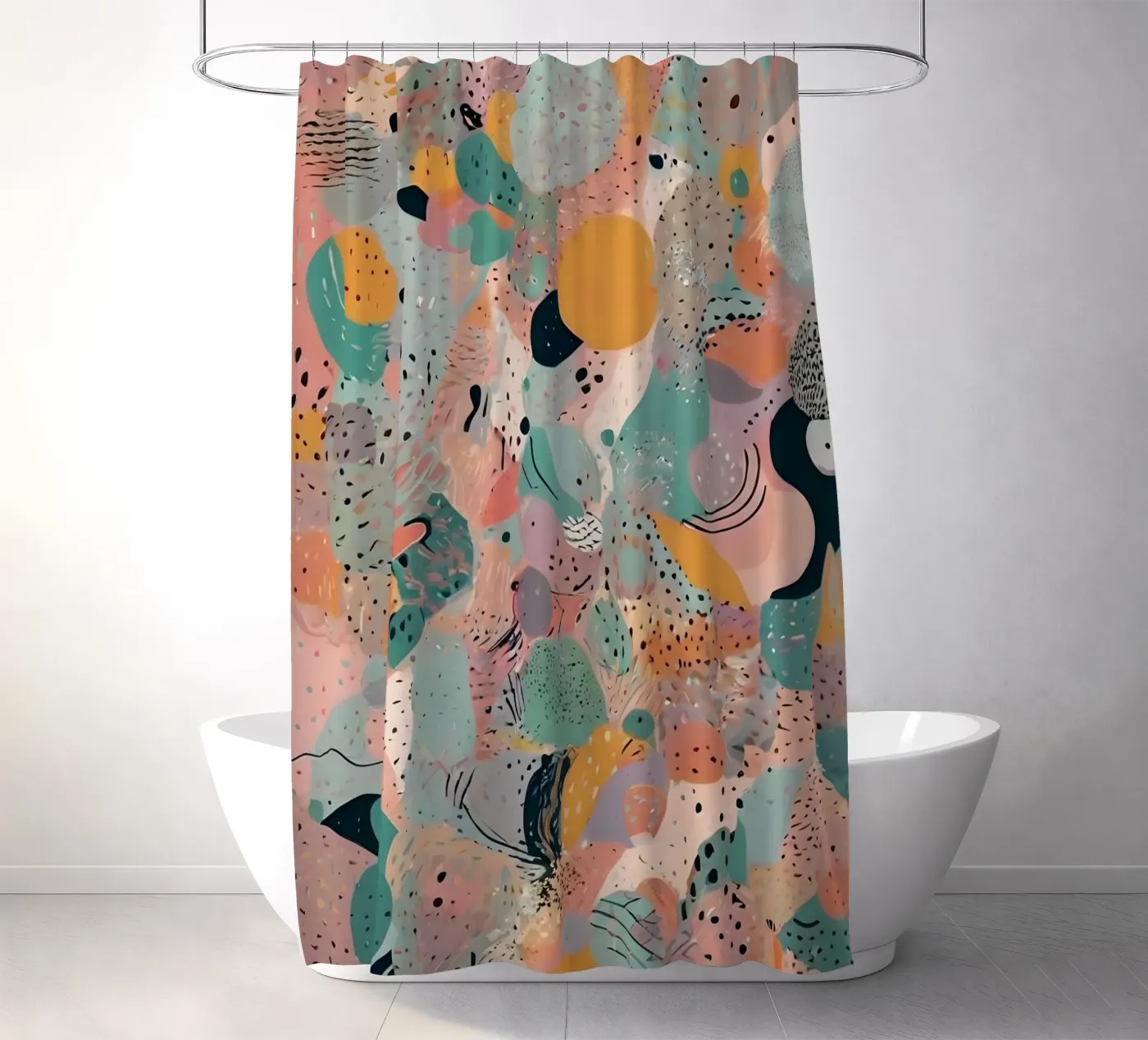Abstract patroon douchegordijn van Charnwood Prints