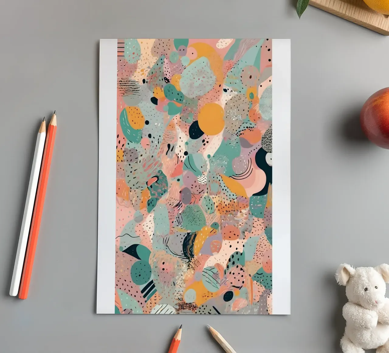 Abstract Pattern sticker sheet by Charnwood Prints