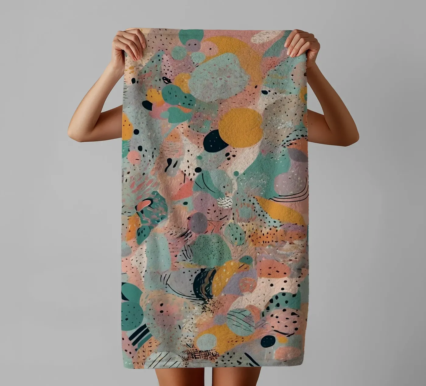 Abstract Pattern towel by Charnwood Prints