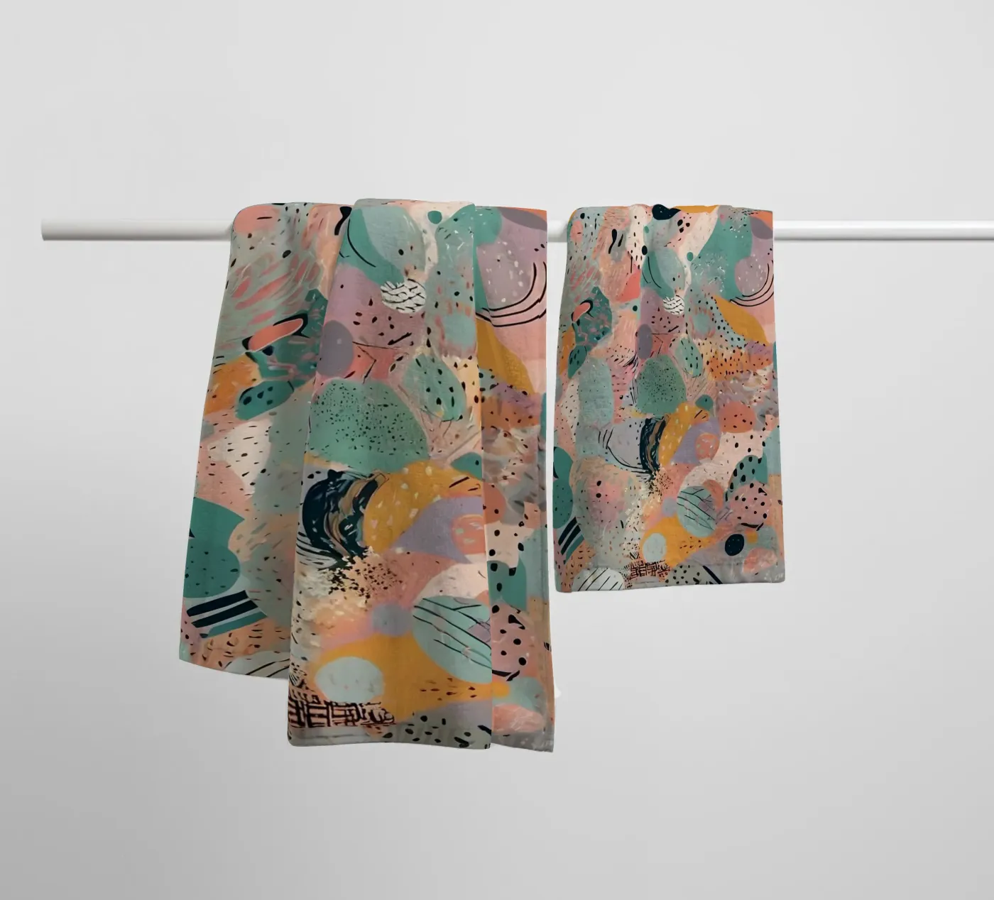 Motif abstrait serviette de bain de Charnwood Prints