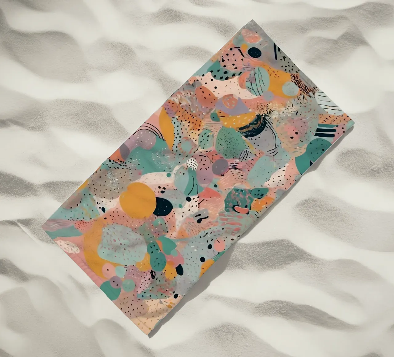 Abstract Pattern Strandtuch von Charnwood Prints