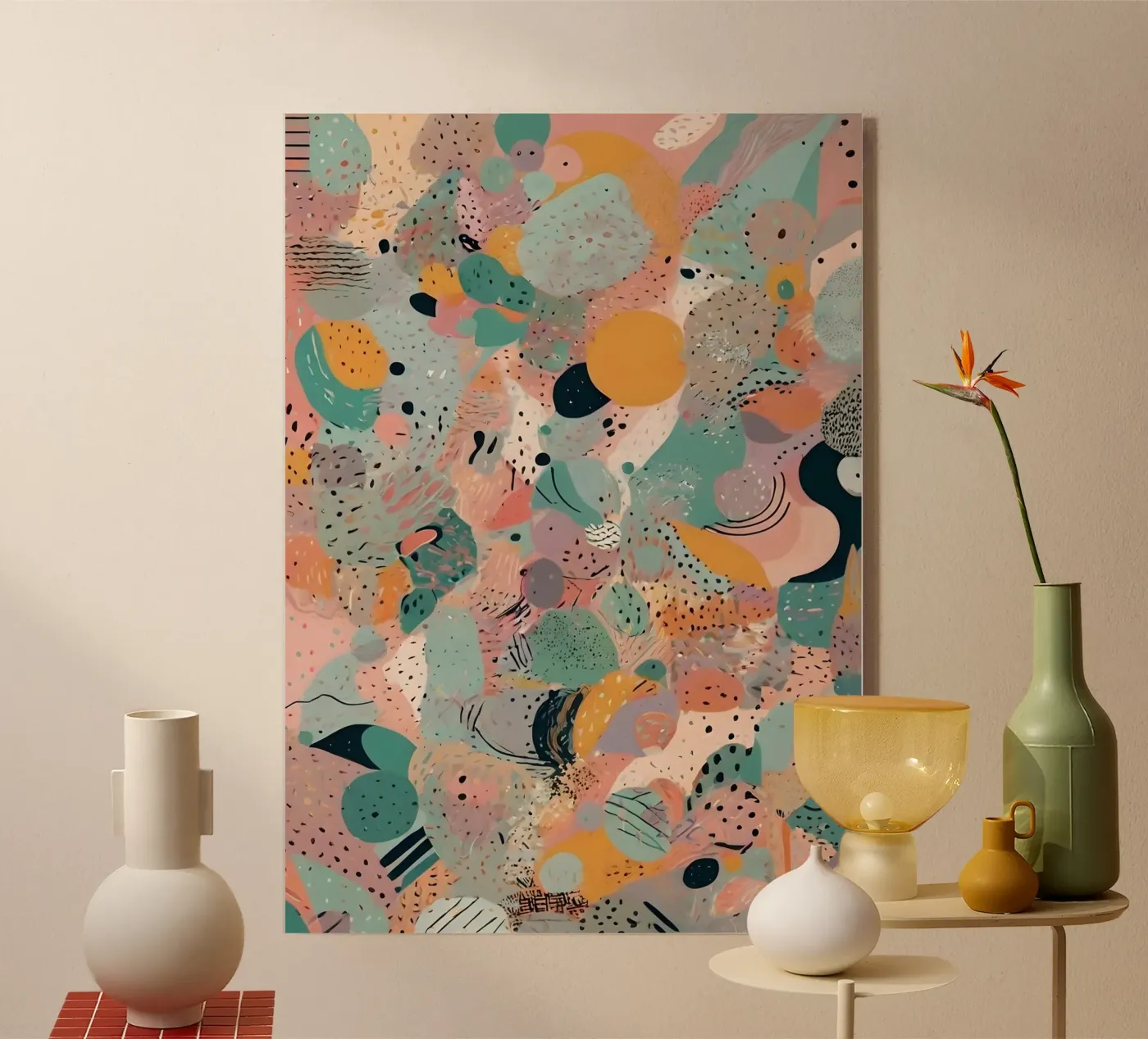 Abstract Pattern acrylic glass by Charnwood Prints
