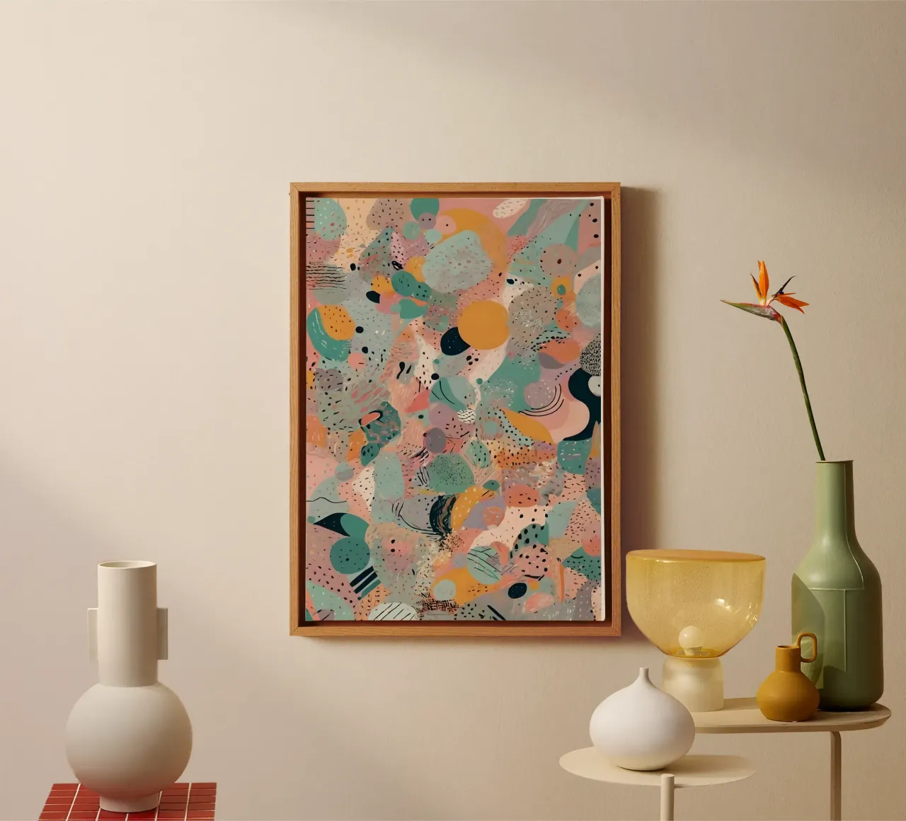 Abstract Pattern canvas by Charnwood Prints