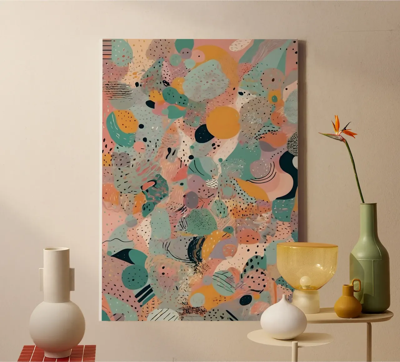 Abstract Pattern canvas by Charnwood Prints