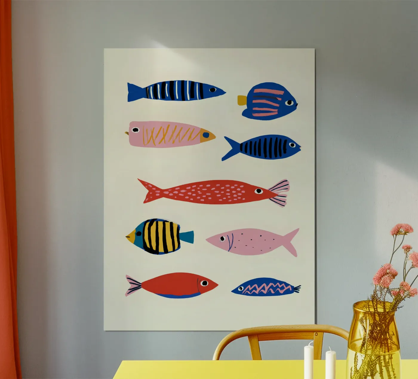 Quite a Catch poster da Urban Art Draw