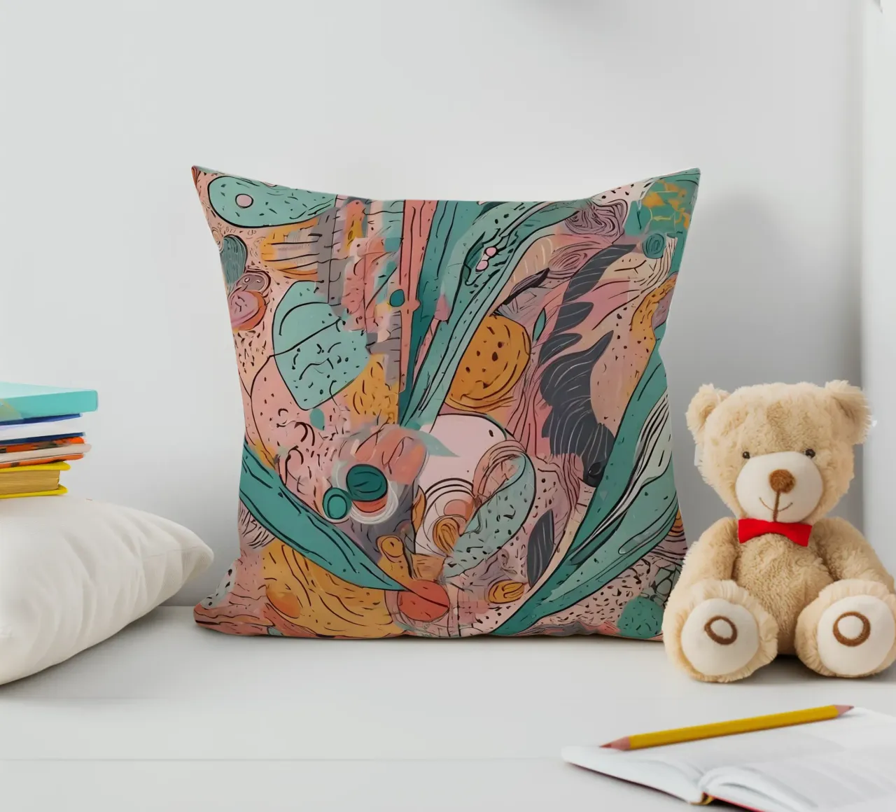 Abstract Pattern decorative cushion by Charnwood Prints