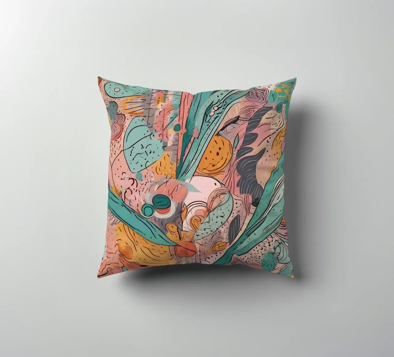 Abstract Pattern decorative cushion by Charnwood Prints