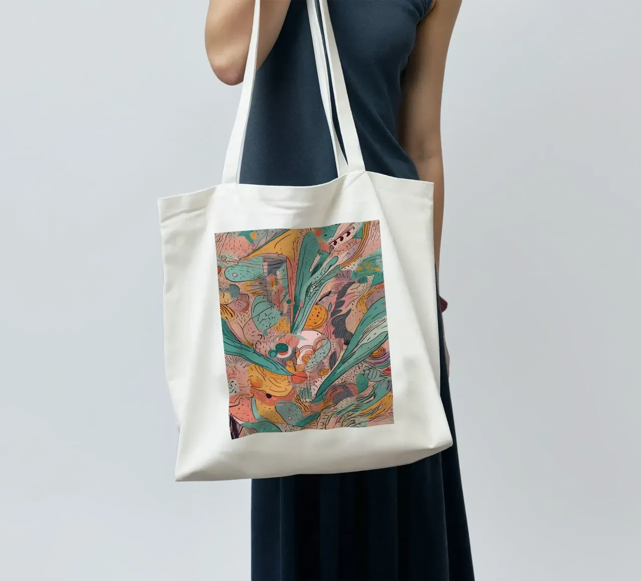 Abstract Pattern tote bag by Charnwood Prints