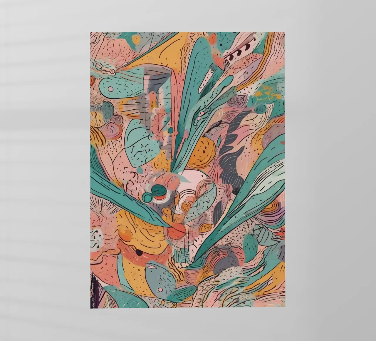 Abstract patroon backlit folie van Charnwood Prints