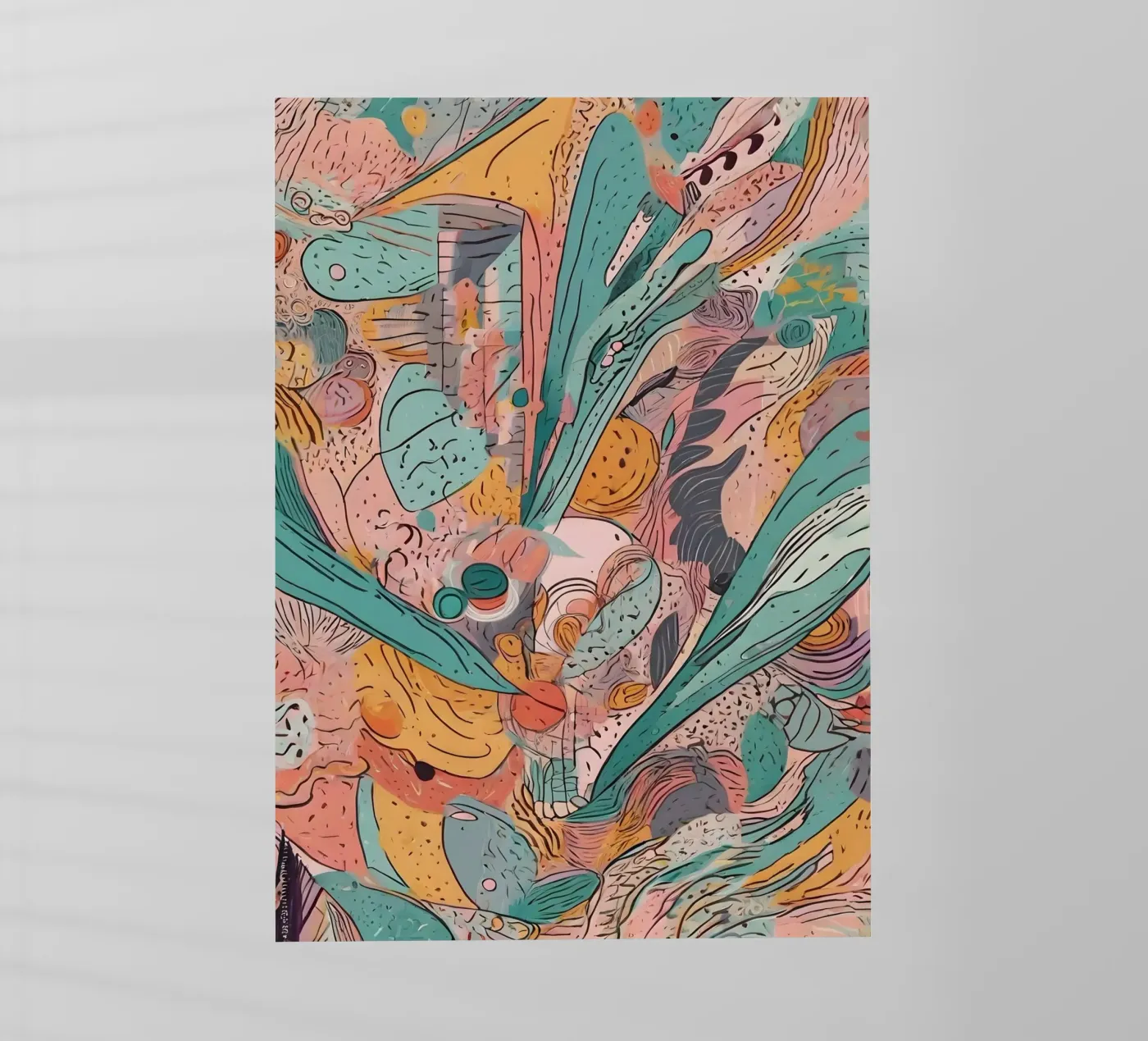 Motif abstrait film rétro-éclairé de Charnwood Prints