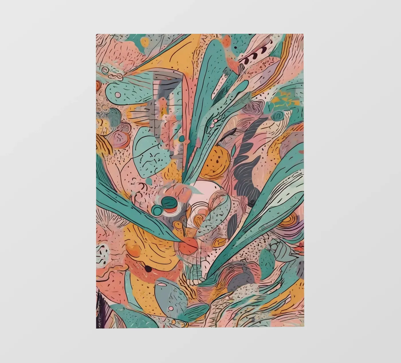 Motif abstrait bâche pvc de Charnwood Prints