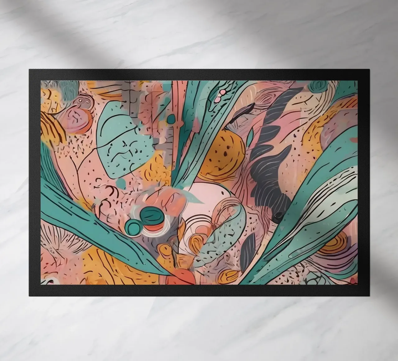 Modello astratto zerbino da Charnwood Prints