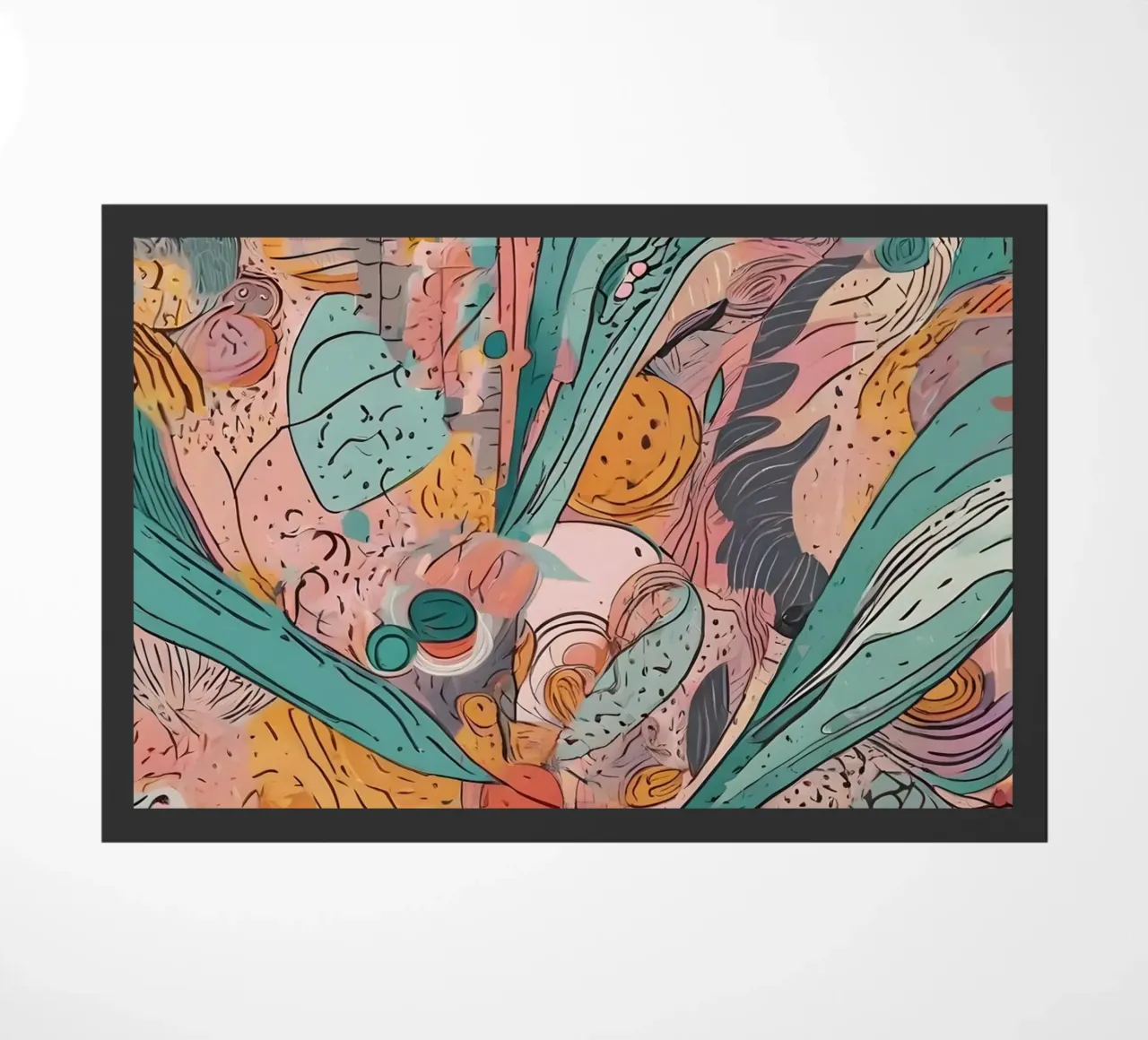 Modello astratto zerbino da Charnwood Prints