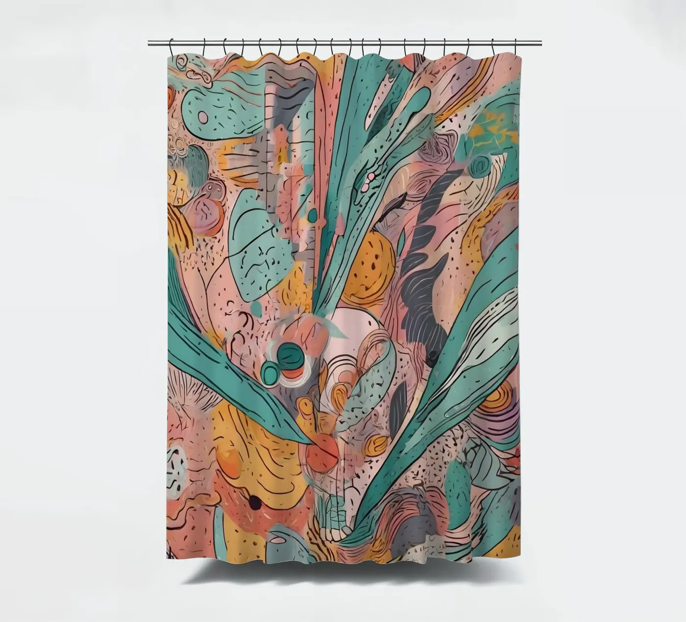 Abstract patroon douchegordijn van Charnwood Prints