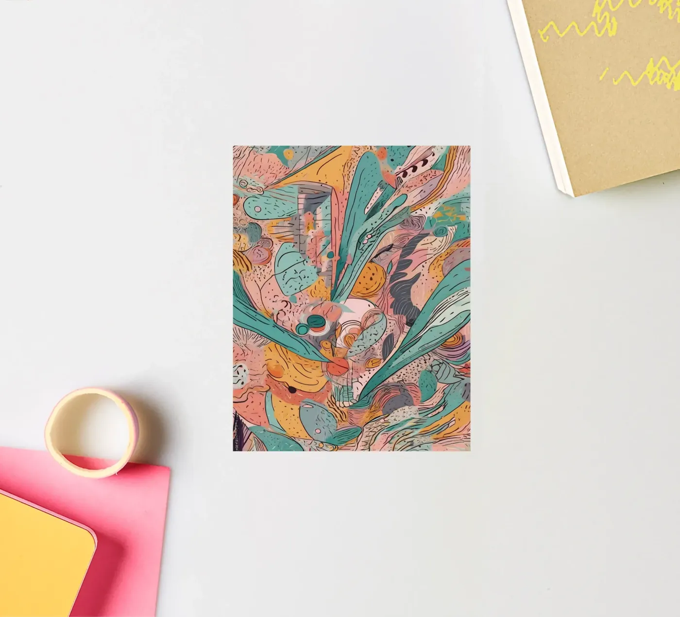 Abstract Pattern sticker by Charnwood Prints