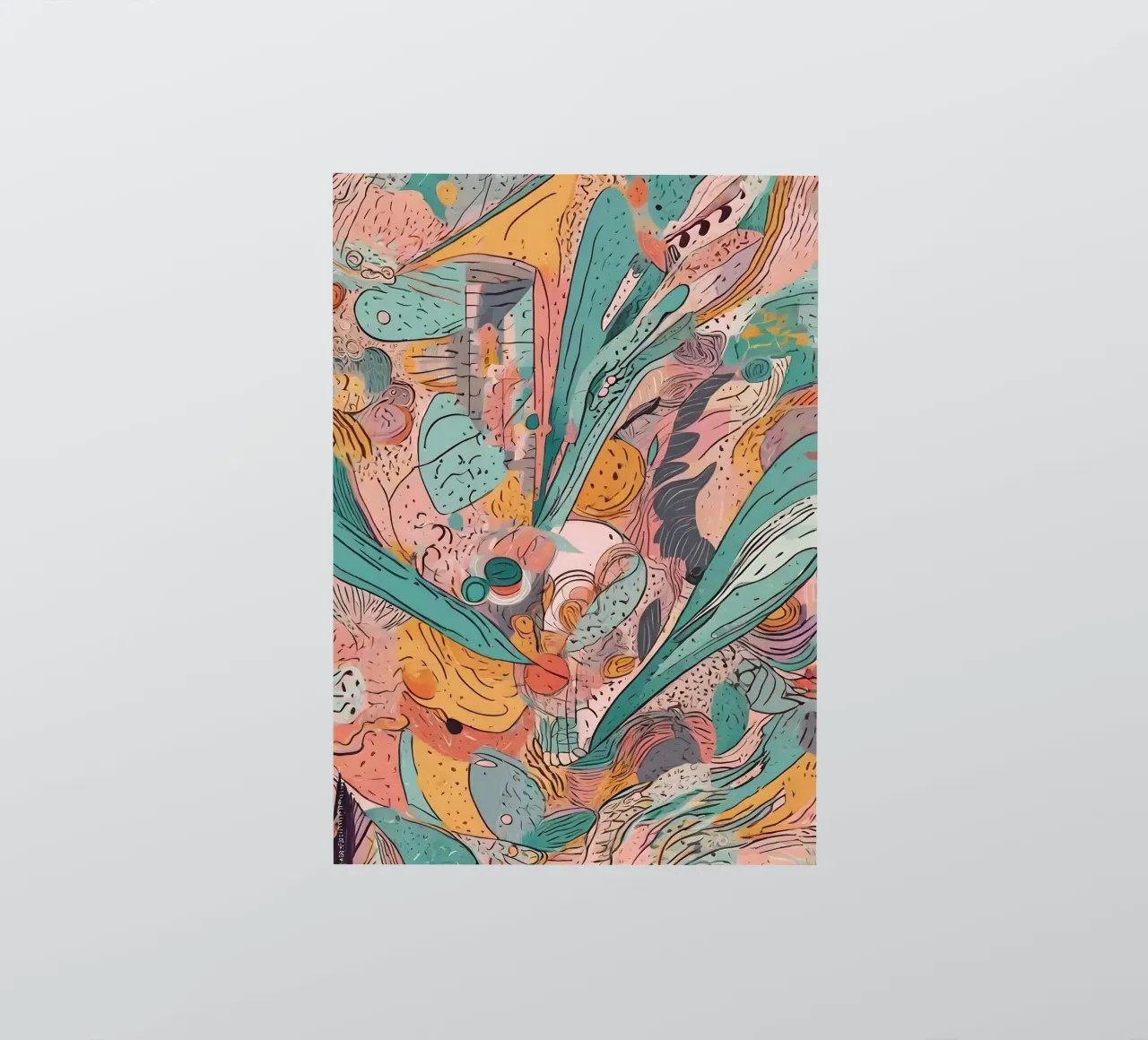 Abstract Pattern sticker by Charnwood Prints