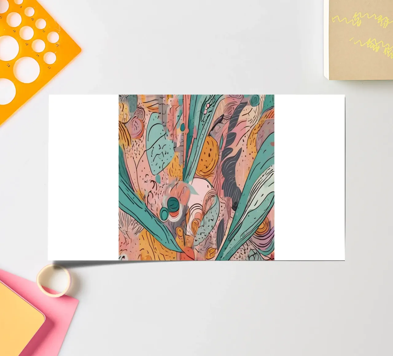 Abstract Pattern sticker sheet by Charnwood Prints