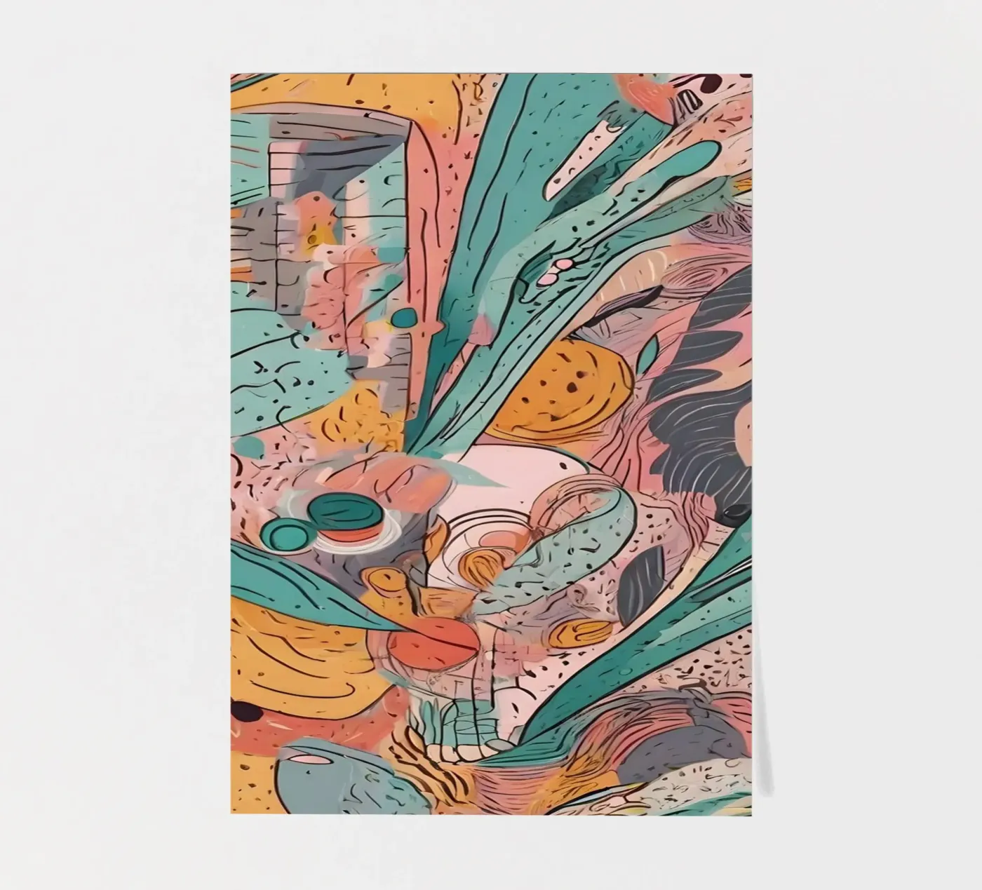 Abstract Pattern foglio adesivo da Charnwood Prints