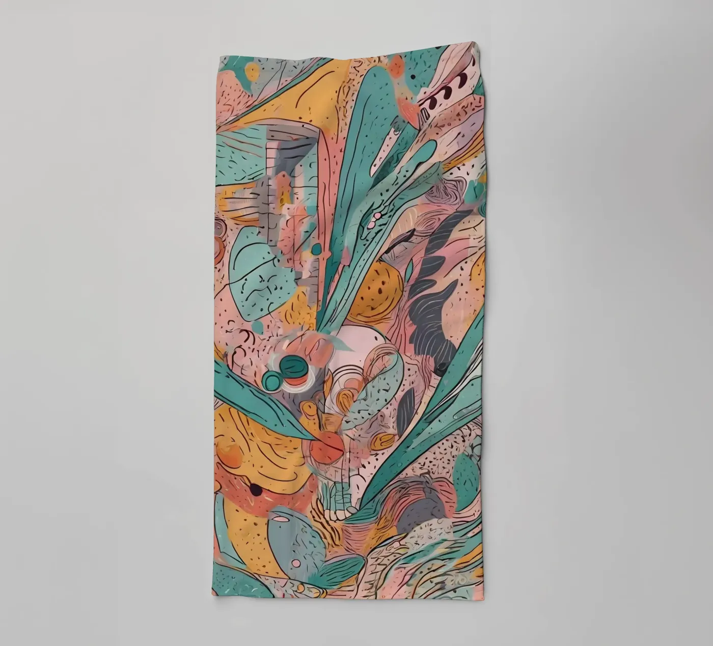 Motif abstrait serviette de bain de Charnwood Prints