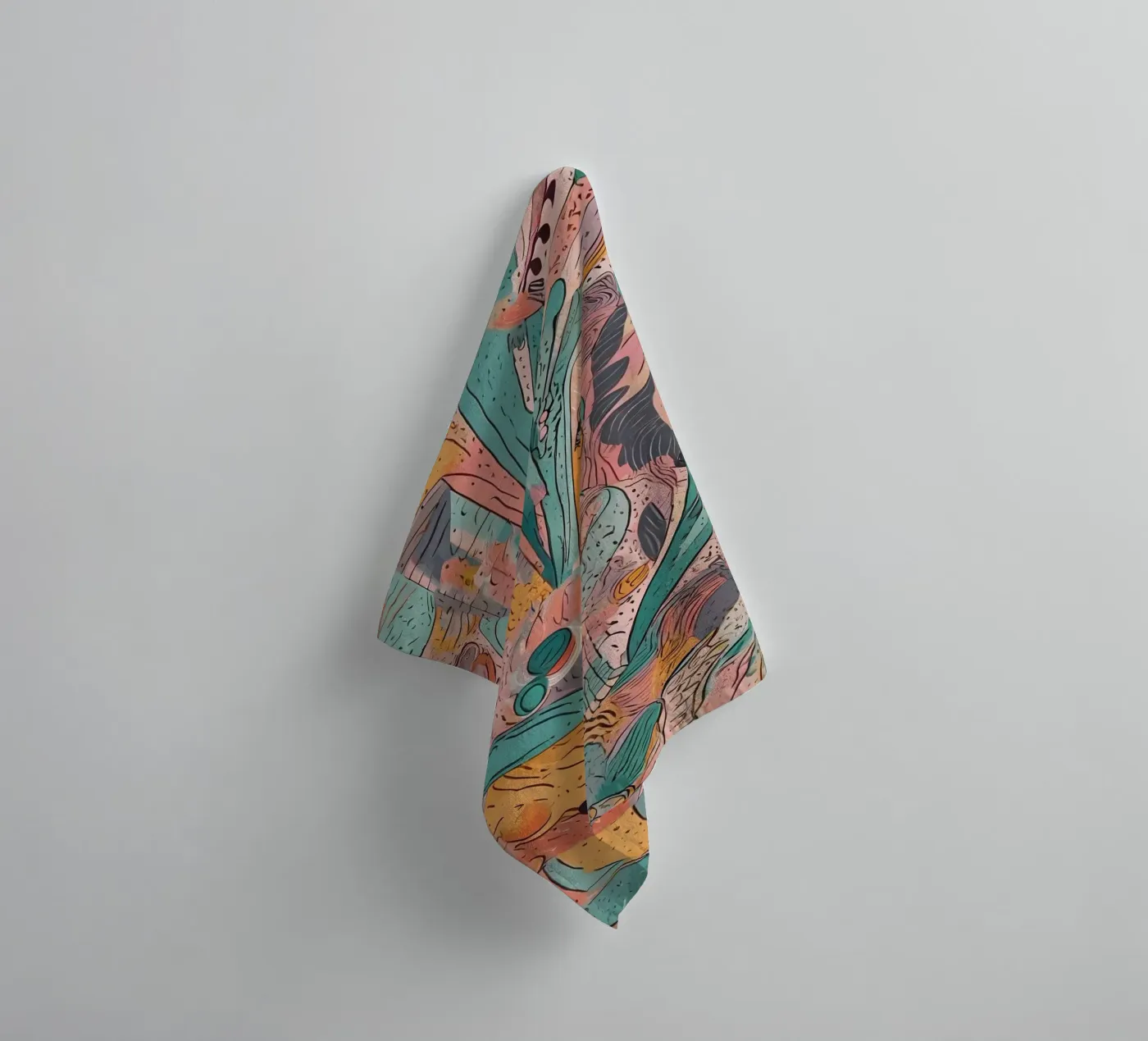 Motif abstrait serviette de bain de Charnwood Prints