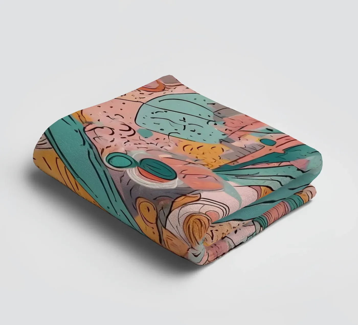 Motif abstrait serviette de bain de Charnwood Prints