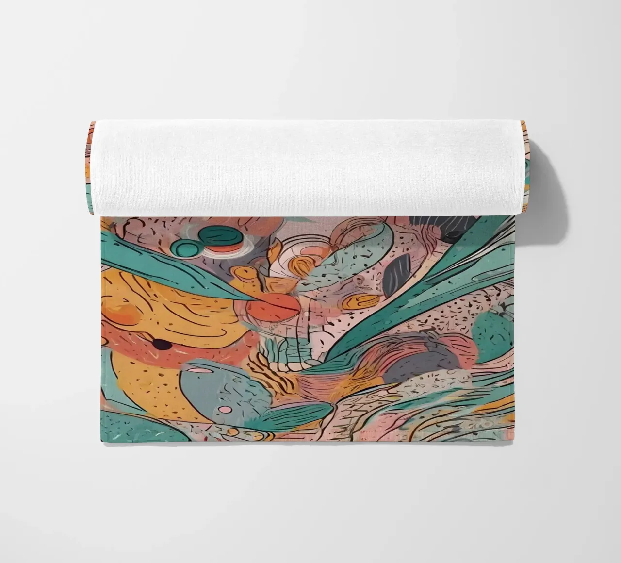 Abstract Pattern beach towel by Charnwood Prints