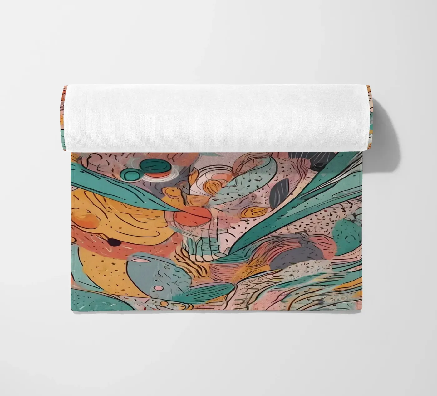 Motif abstrait serviette de plage de Charnwood Prints