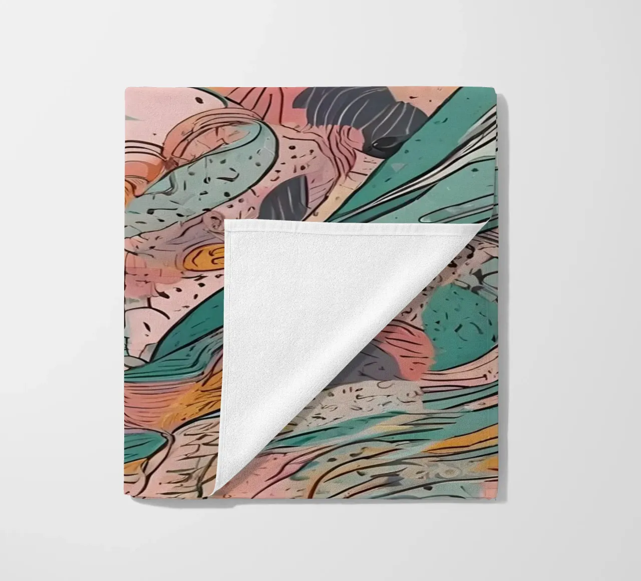 Abstract Pattern beach towel by Charnwood Prints