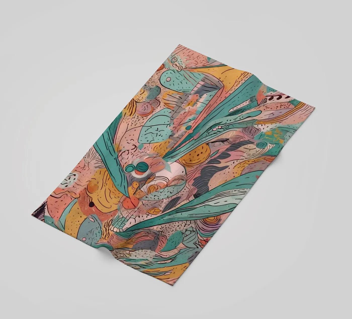 Motif abstrait serviette de plage de Charnwood Prints