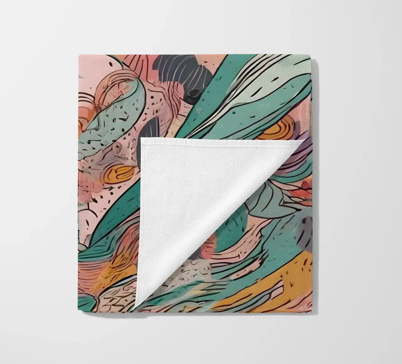 Abstract Pattern beach towel by Charnwood Prints