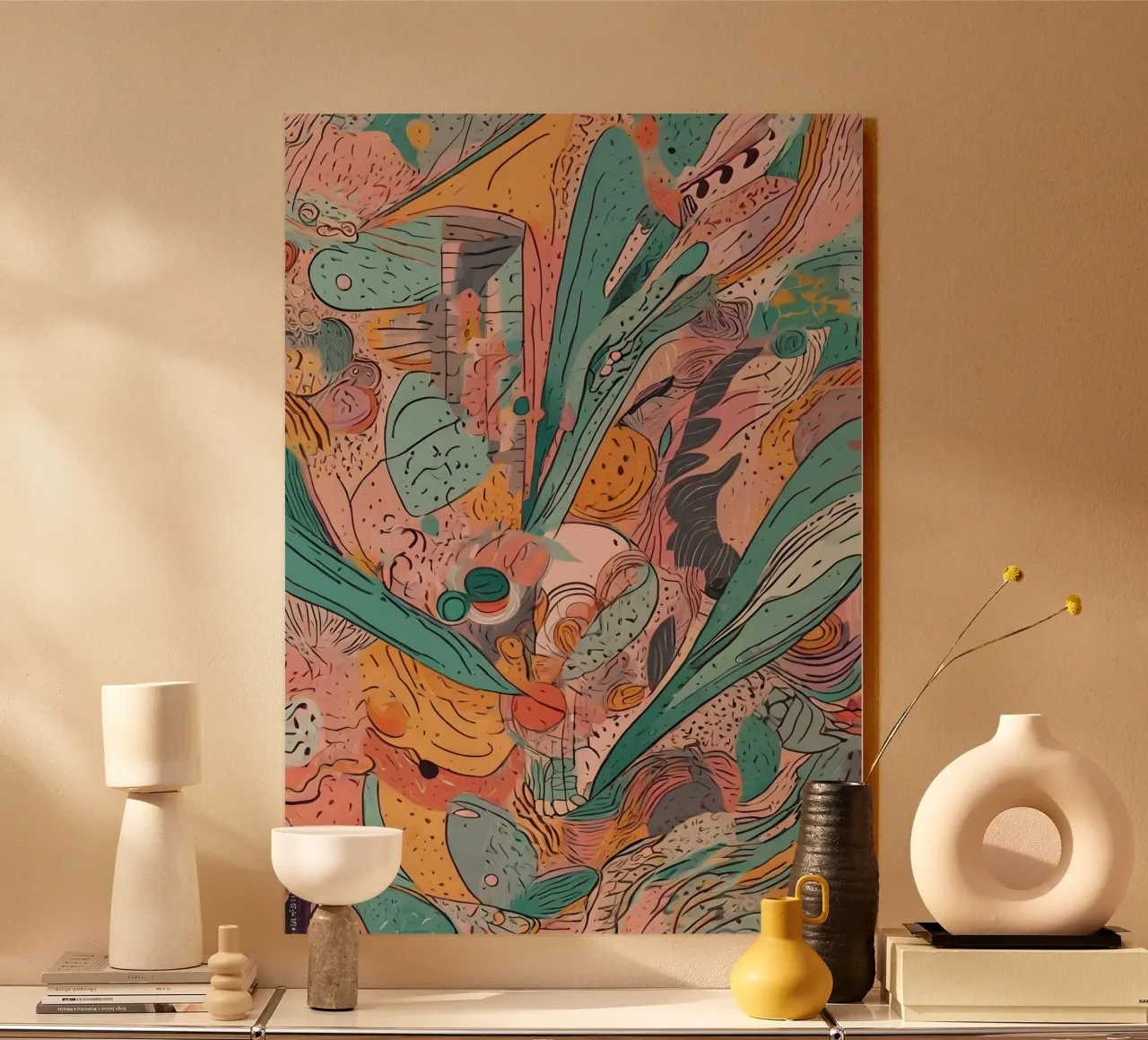 Modello astratto plexiglass da Charnwood Prints