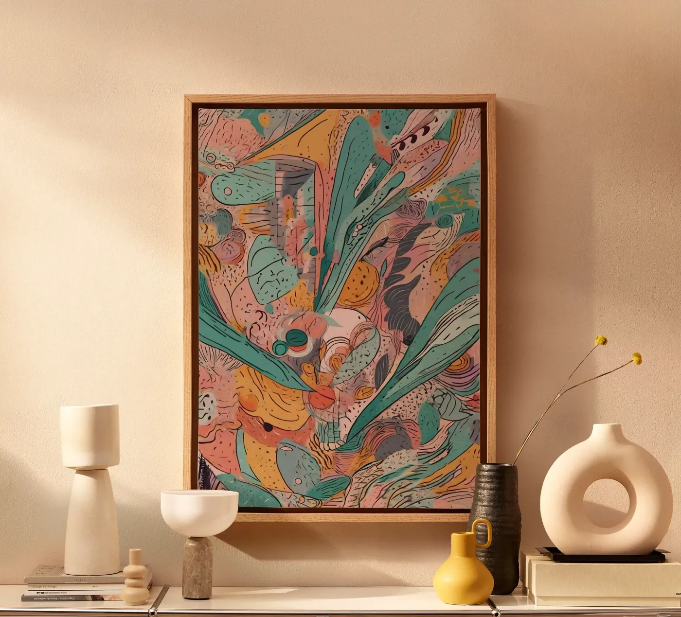 Abstract Pattern canvas by Charnwood Prints