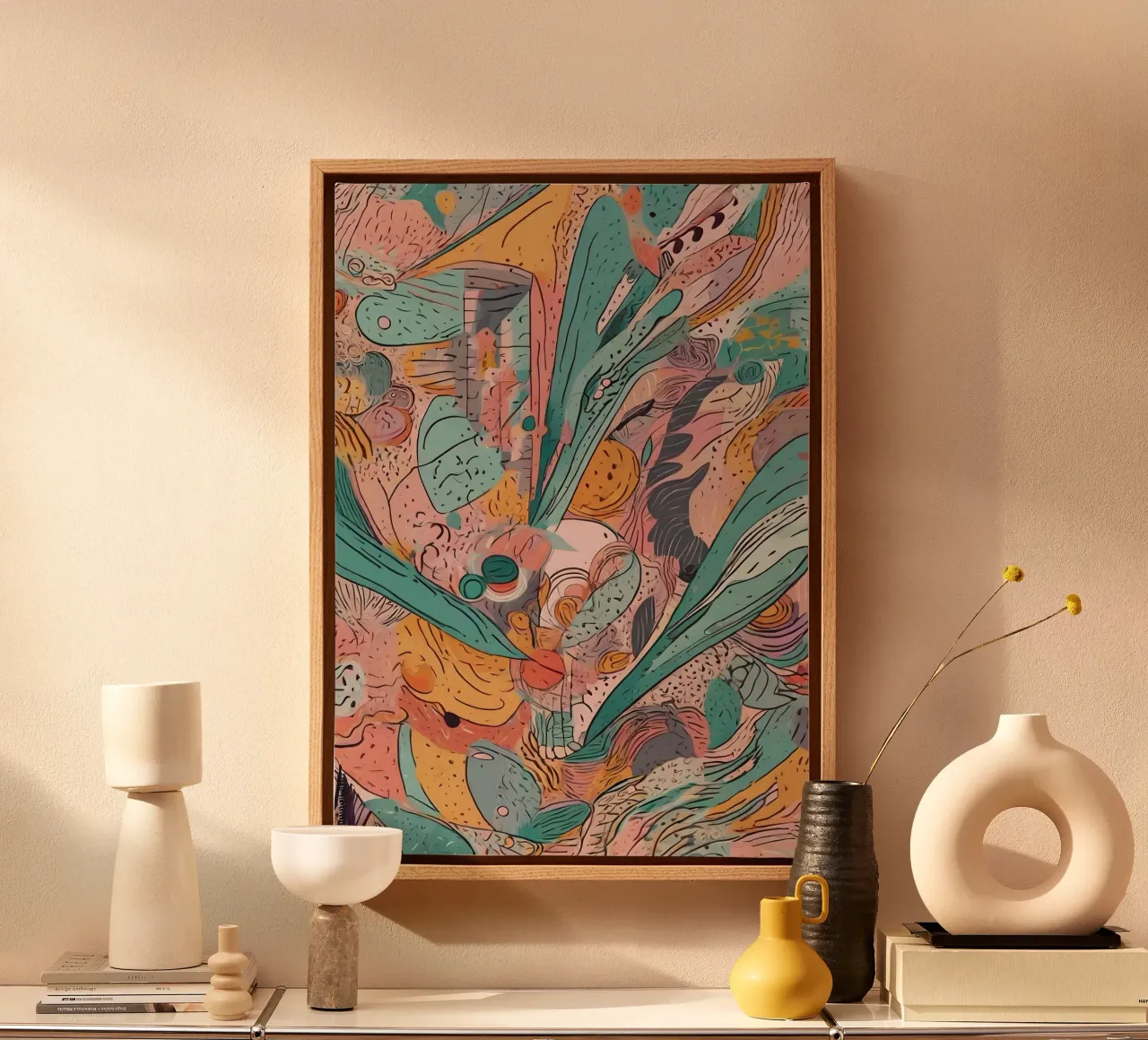 Abstract Pattern canvas by Charnwood Prints