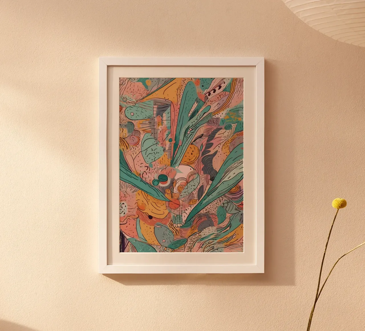 Abstract Pattern poster by Charnwood Prints