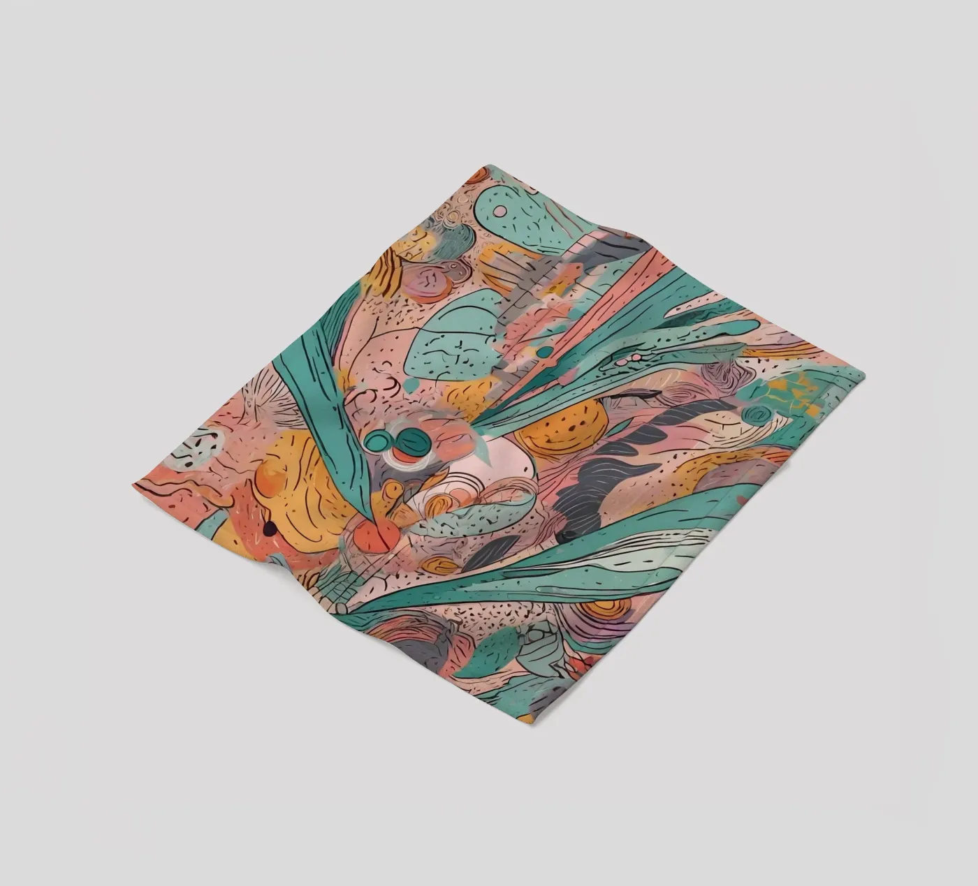 Modello astratto coperta in pile da Charnwood Prints