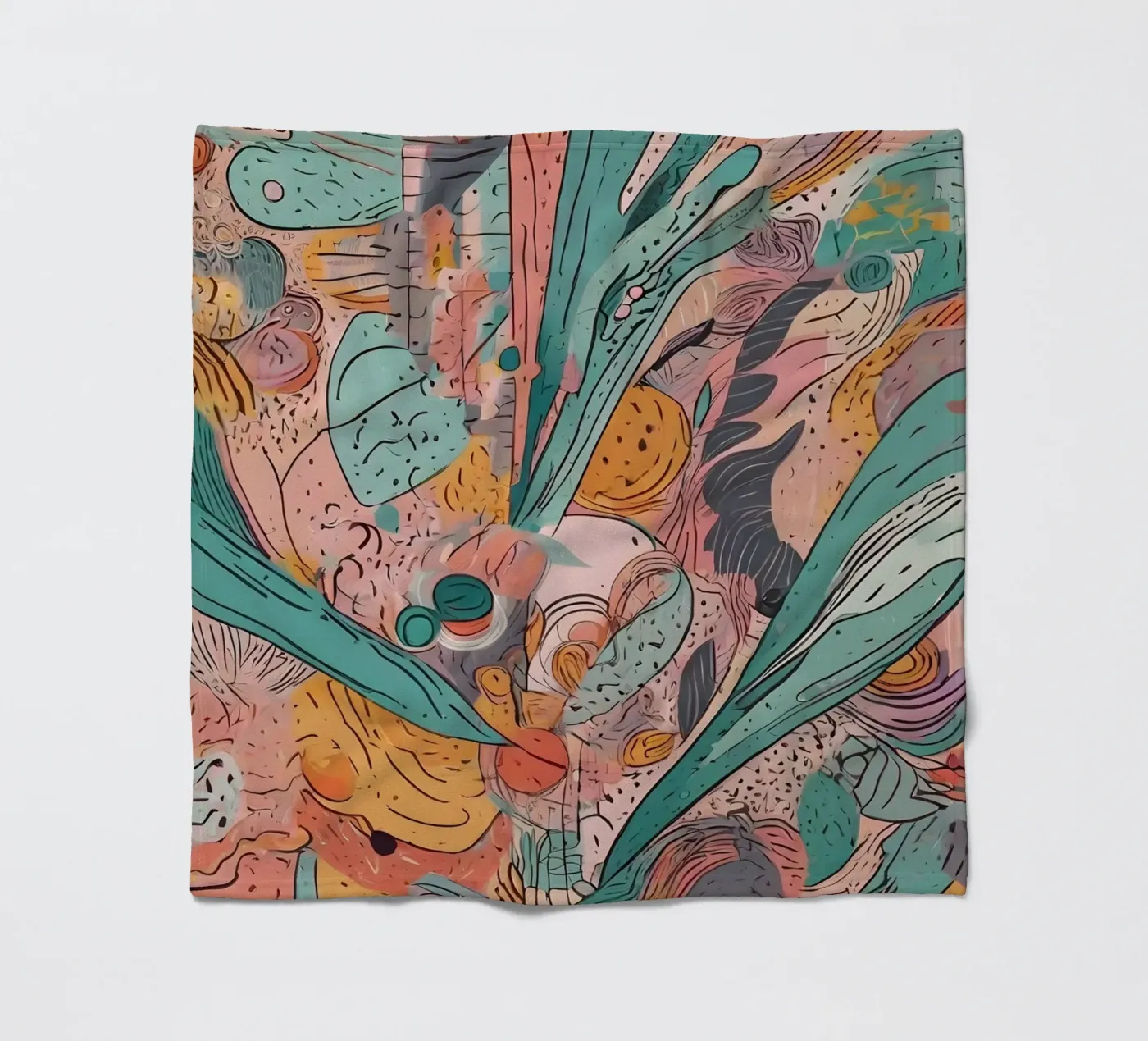 Modello astratto coperta in pile da Charnwood Prints