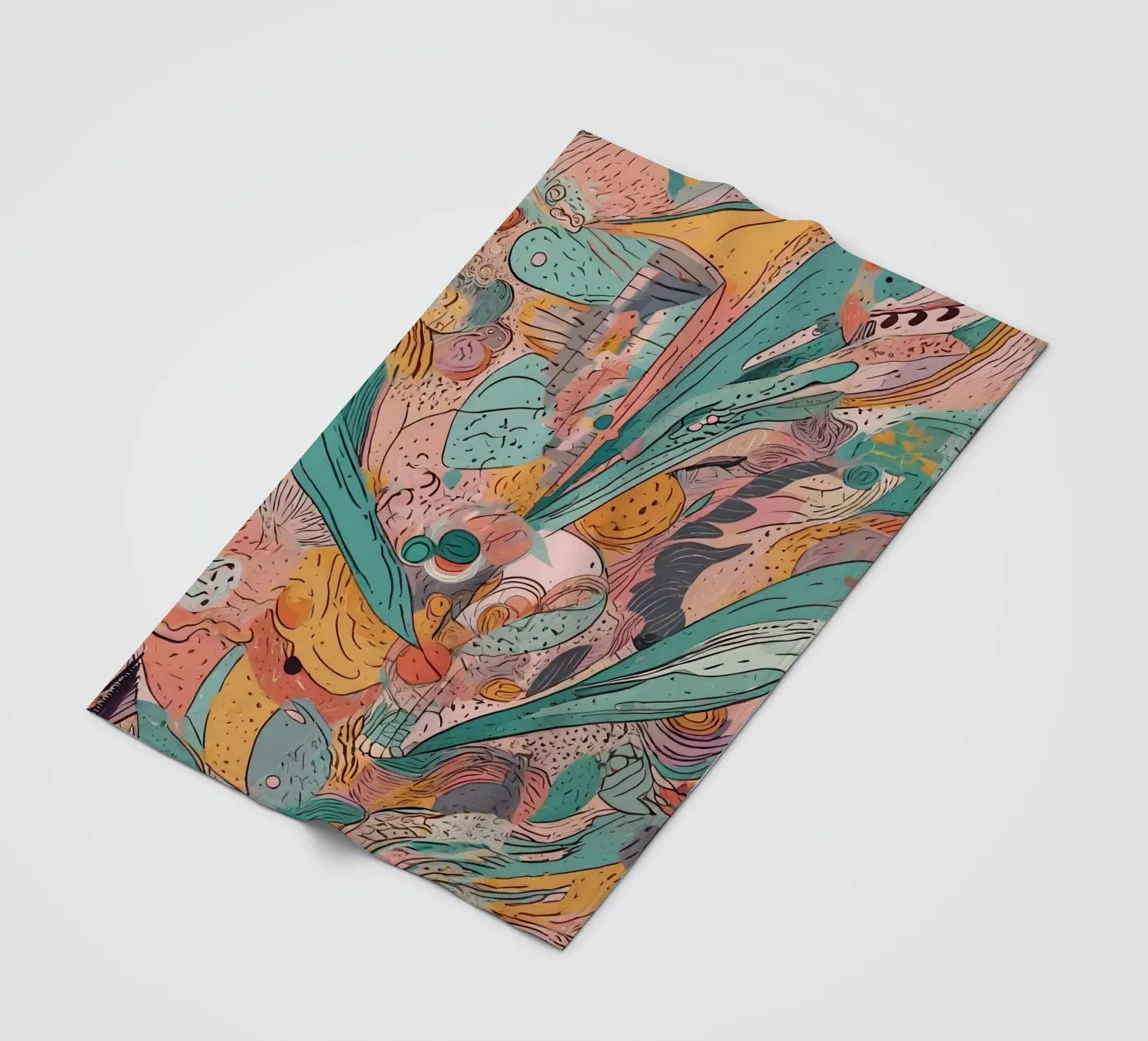 Modello astratto coperta in pile da Charnwood Prints